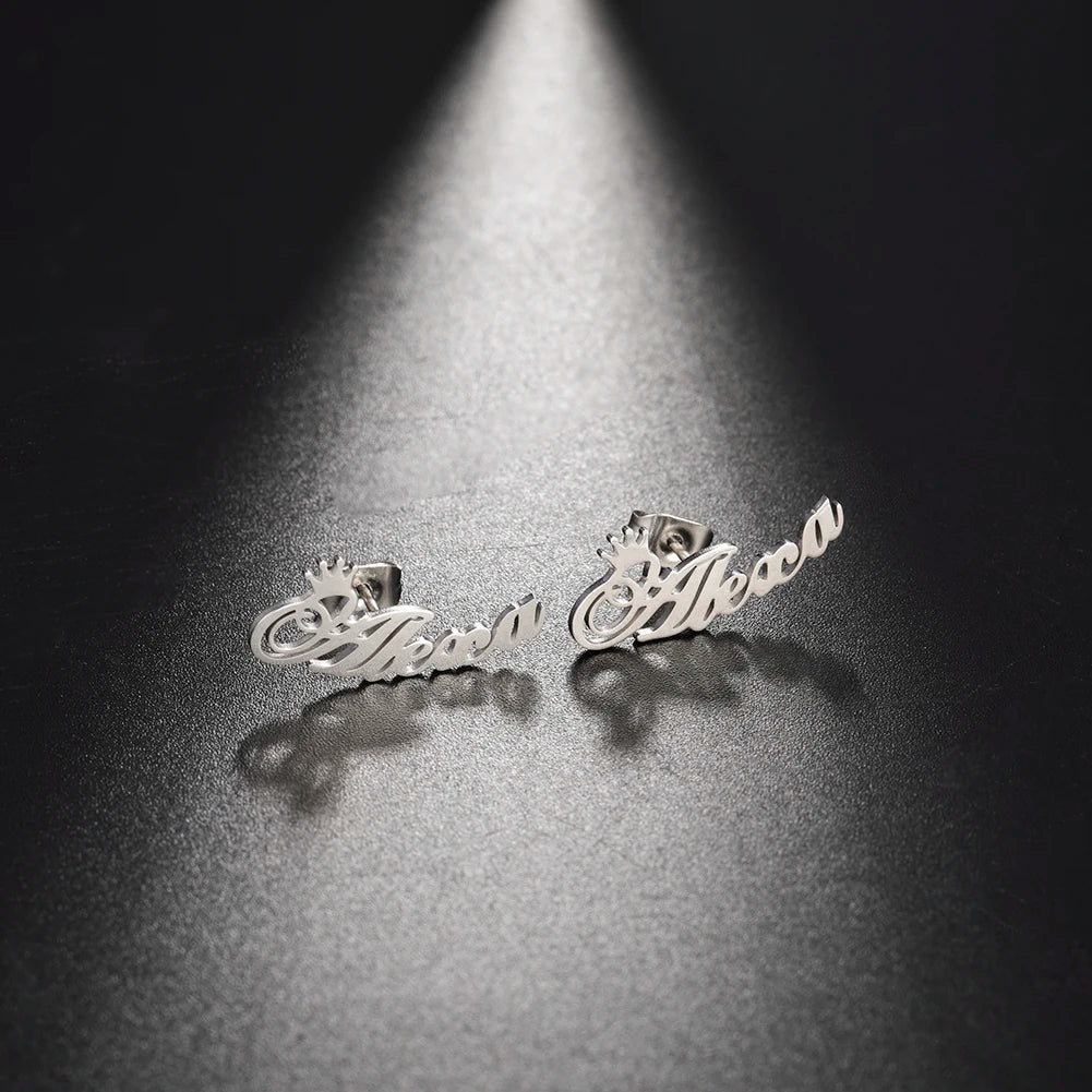 Sipuris Fashion Custom Name Earrings